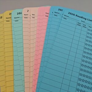 2026 Reading List Bookmarks, 10pk